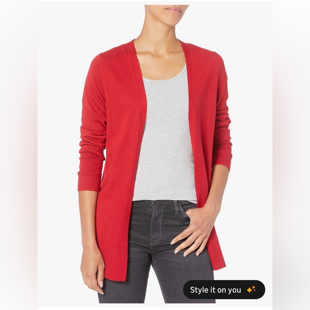 Amazon Essentials Lightweight Open Front Cardigan size XL